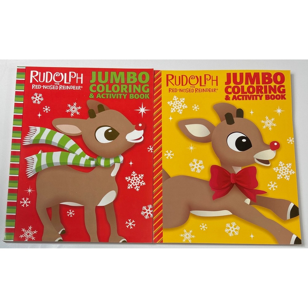 Rudolph The Red-Nosed Reindeer Jumbo Coloring & Activity‎ Books